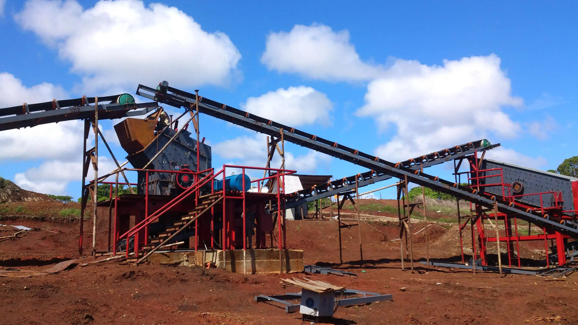 Map of rock crusher in Indonesia mining industry